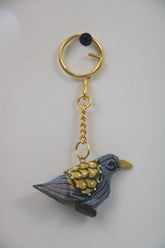 Hand-Carved Wooden Key Chains from Jaipur